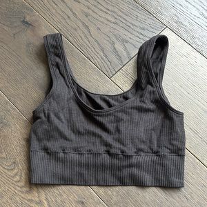 Skims brown bra crop top
